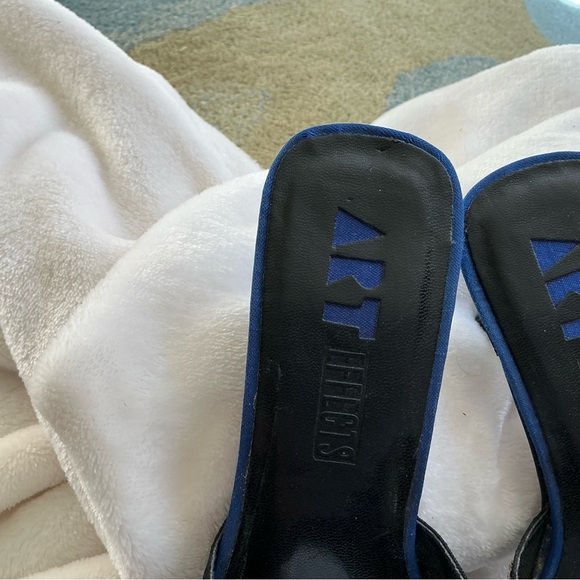 Embroidered Open-Toed Mules - Picture 3 of 4